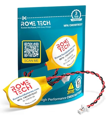 Amazon.com: Rome Tech CR2016 CMOS Battery for Lenovo ThinkPad L13